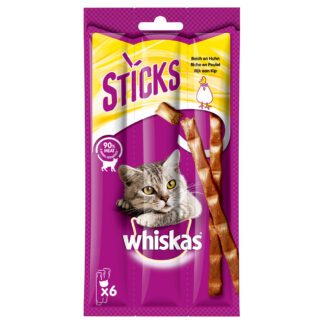 Whiskas Sticks 28 x 36 g - bohaté na kuřecí