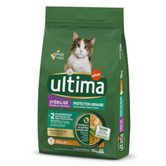 Ultima Cat Sterilized Urinary s kuřecím - Výhodné balení: 2 x 10 kg