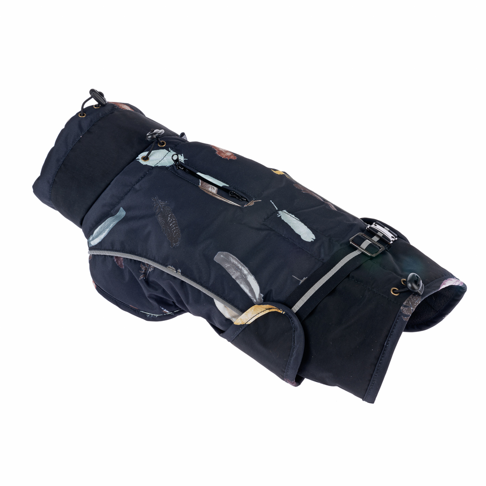 Nomad Tales Bloom psí kabát Midnight - délka zad cca 50 cm