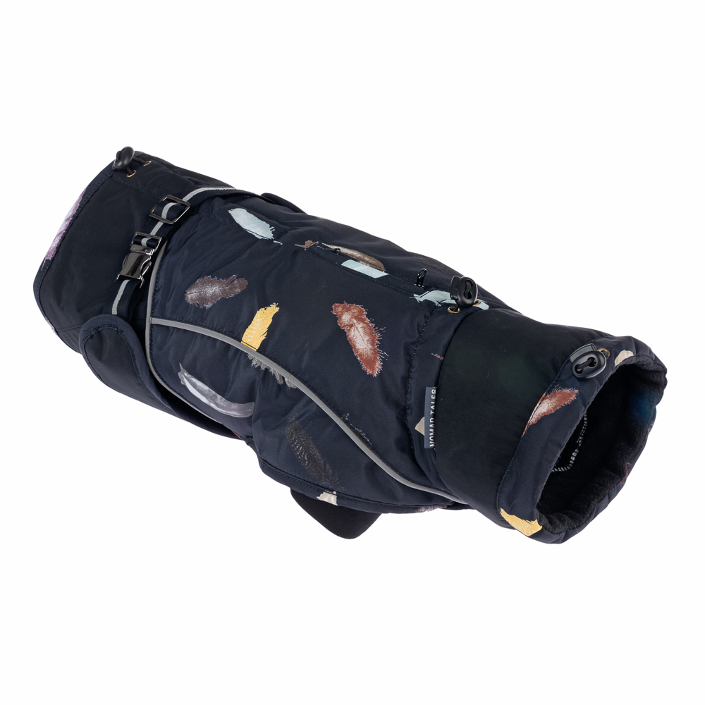Nomad Tales Bloom psí kabát Midnight - délka zad cca 40 cm