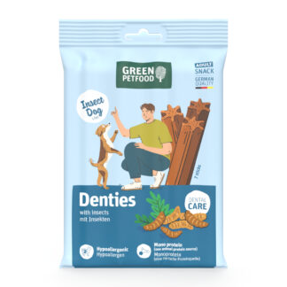 Green Petfood InsectDog Denties - výhodné balení: 13 x 180 g