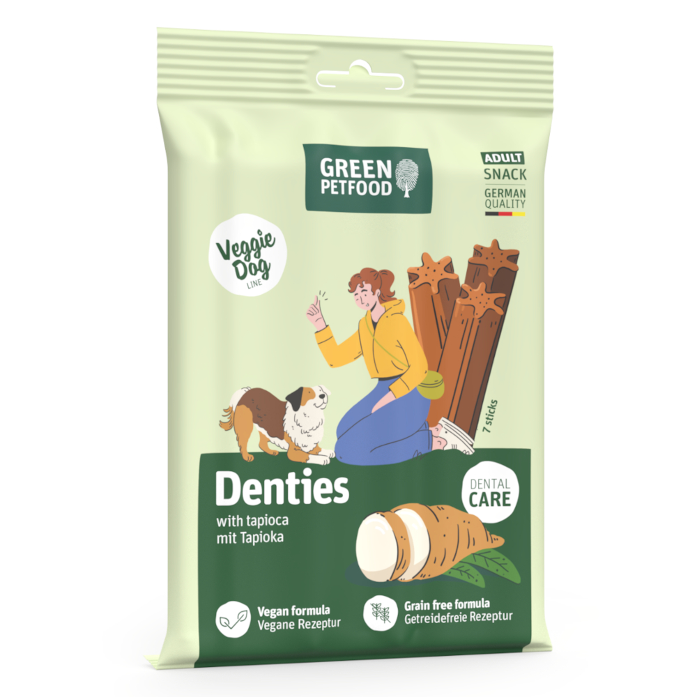 Green Petfood VeggieDog Denties - výhodné balení: 13 x 180 g