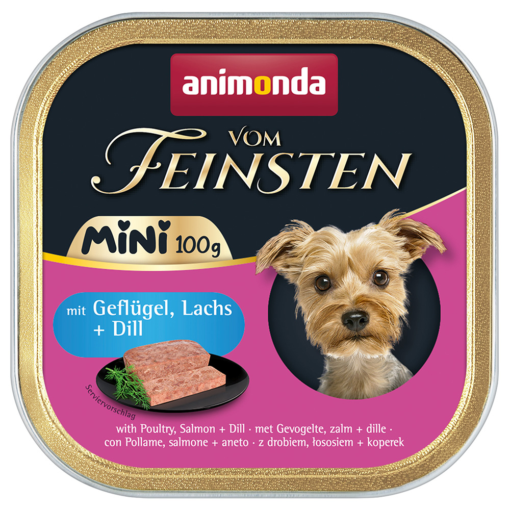 animonda Vom Feinsten Adult Mini 64 x 100 g – výhodné balení - s drůbežím