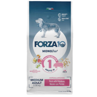 Forza 10 Medium Diet Low Grain s vepřovým - výhodné balení: 2 x 12 kg