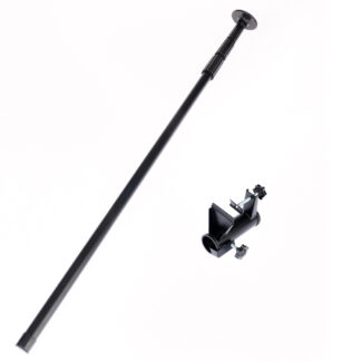 TIAKI svorka na zábradlí pro teleskopické tyče - výhodné balení: svorka na zábradlí + teleskopická tyč