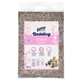 Bunny Bedding Cotton přírodní bavlněná podestýlka - Výhodné balení: 2 x 40 l