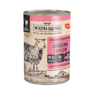Wiejska Zagroda Cat 24 x 400 g - výhodné balení - jehněčí s krunýřovkou