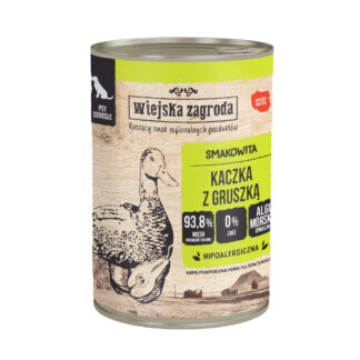Wiejska Zagroda Dog 36 x 400 g výhodné balení - kachní s hruškami