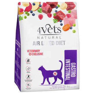 4Vets Natural Feline Gastro Intestinal - výhodné balení: 2 x 1 kg
