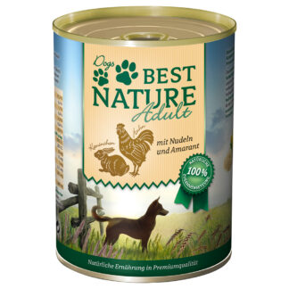 Best Nature Dog Adult 12×400 g – výhodné balení - králičí
