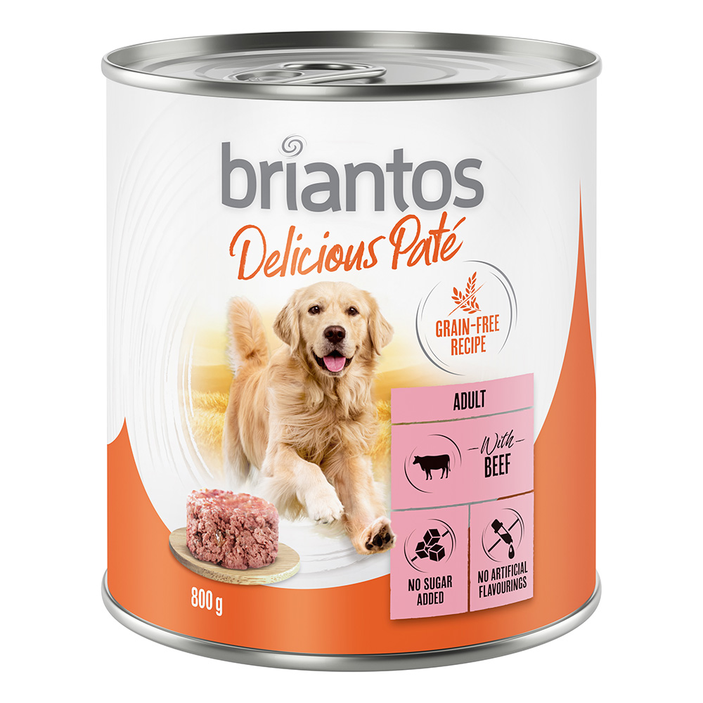 Briantos Delicious Paté 24 x 800 g - hovězí