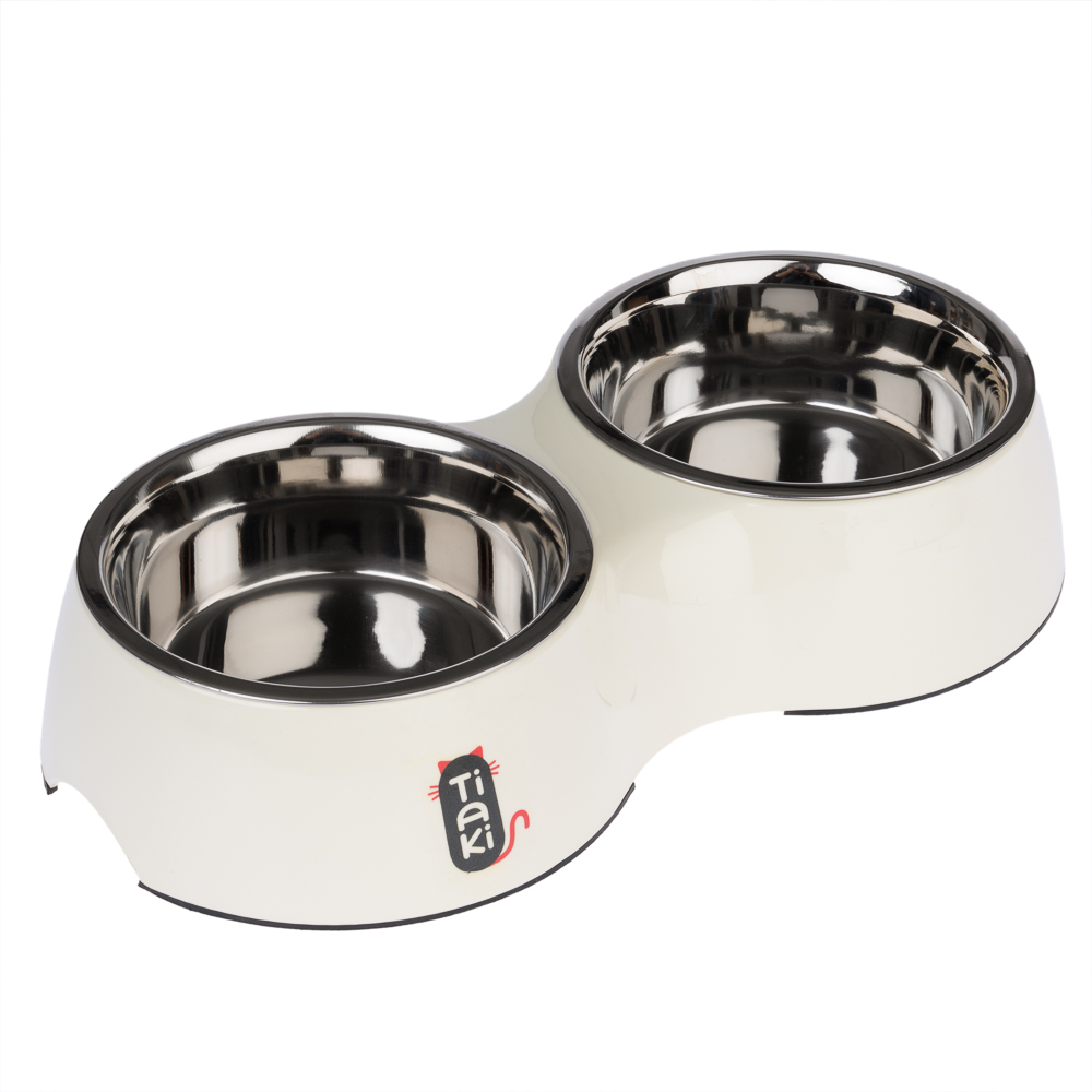 TIAKI dvojitá melaminová miska - 2 x 800 ml