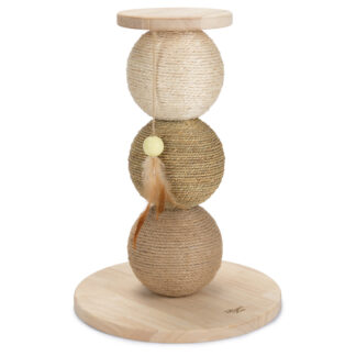 Designed by Lotte škrabací míček pro kočky Elio - Ø 34 x V 47