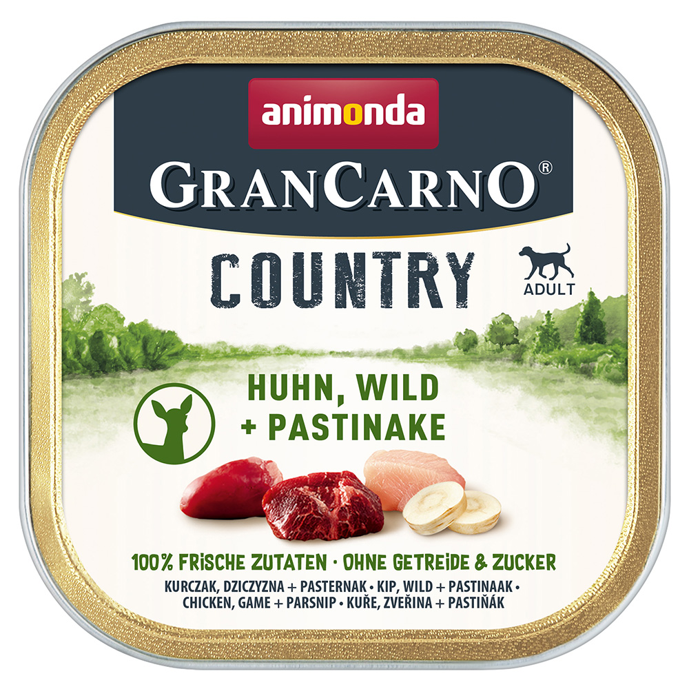 Animonda GranCarno Adult Country 44 × 150 g Výhodné balení - Kuřecí
