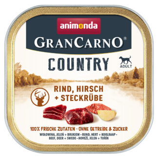 Animonda GranCarno Adult Country 44 × 150 g Výhodné balení  - Hovězí