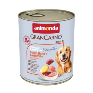 animonda GranCarno Adult Sensitive 24 × 800 g - výhodné balení - čisté kuřecí & brambory