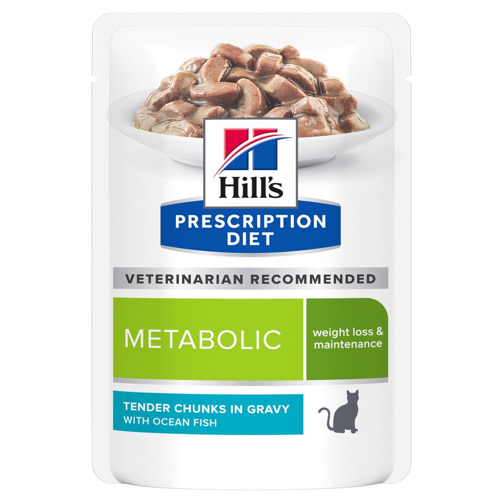 Hill’s Prescription Diet Metabolic s mořskými rybami - výhodné balení: 48 × 85 g