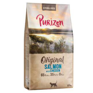 Purizon Sterilised Adult losos s kuřecím - bez obilovin - NOVINKA: 6.5 kg