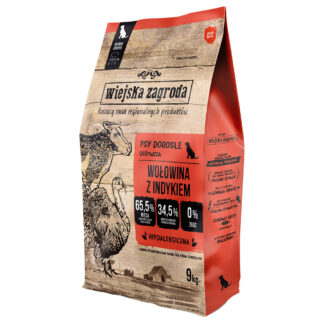 Wiejska Zagroda s hovězím a krůtím - 9 kg
