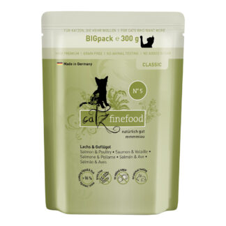 catz finefood 24 × 300 g - výhodné balení - losos a drůbeží