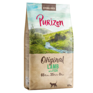 Purizon Sterilised Adult jehněčí s rybou - bez obilovin - NOVINKA: výhodné balení 2 x 6