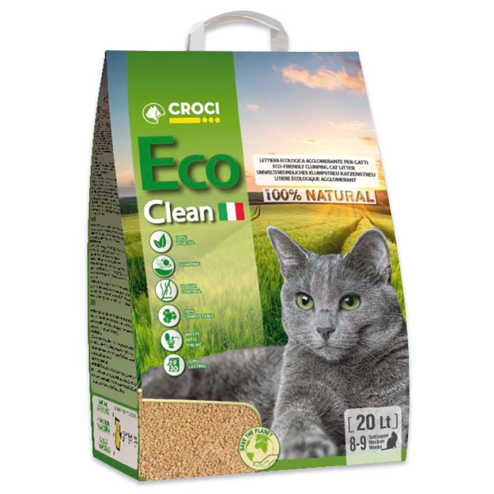 Croci Eco Clean kočkolit - 20 l (ca. 8