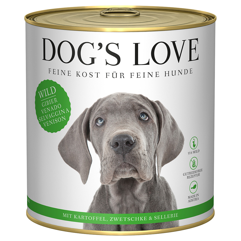 Dog's Love Adult 6 x 800 g - Hra