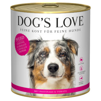 Dog's Love Adult 6 x 800 g - Koně