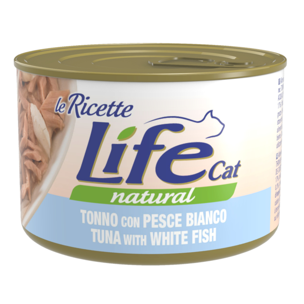 Life Cat "Le Ricette" 24 x 150 g výhodné balení - Tuňák s bílou rybou