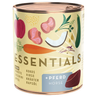 Terra Canis Essential 8 12 x 780 g výhodné balení  - kuře a kůň