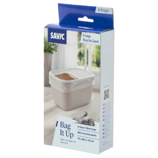 Savic Bag it Up Litter Tray Bags - výhodné balení: Hop In Giant - 3 x 6 ks