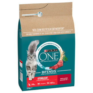 PURINA ONE Adult Sterilcat s hovězím - 2 x 2