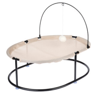 TIAKI Lehátko pro kočky - pískové - D 63 × Š 46 × V 47 cm