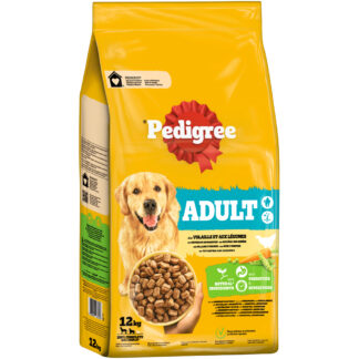 Pedigree Adult drůbeží a zelenina - výhodné balení: 2 x 12 kg