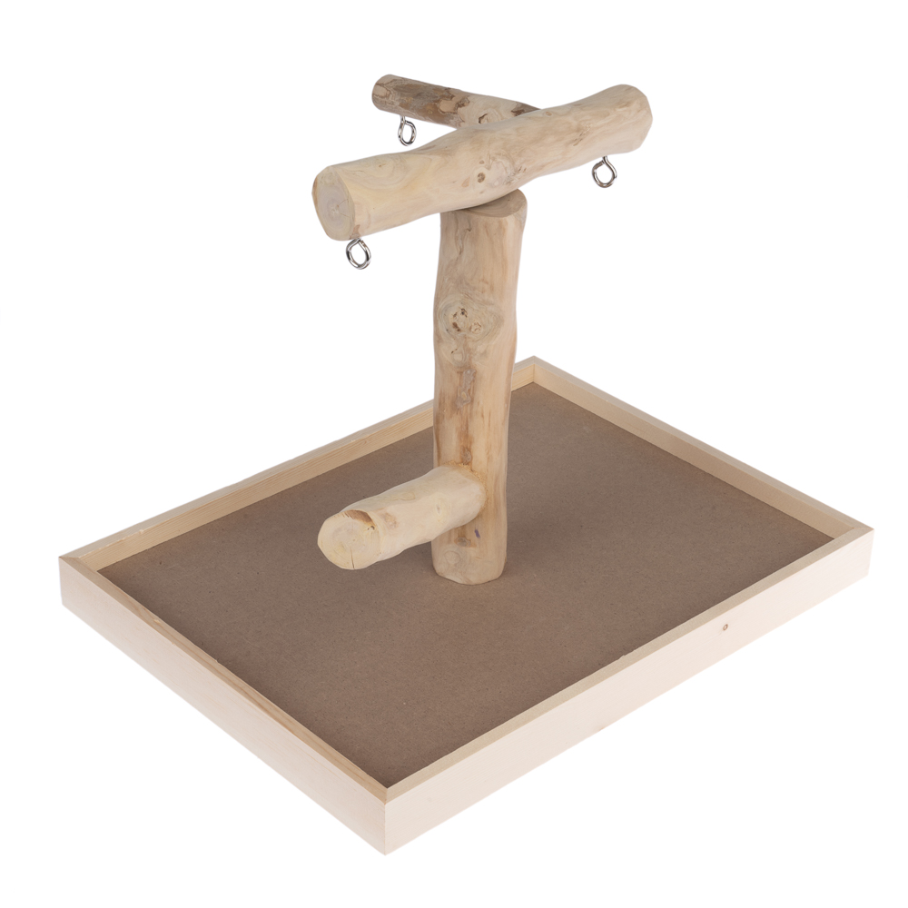 TIAKI Bidýlko z jávského dřeva pro papoušky - D 40