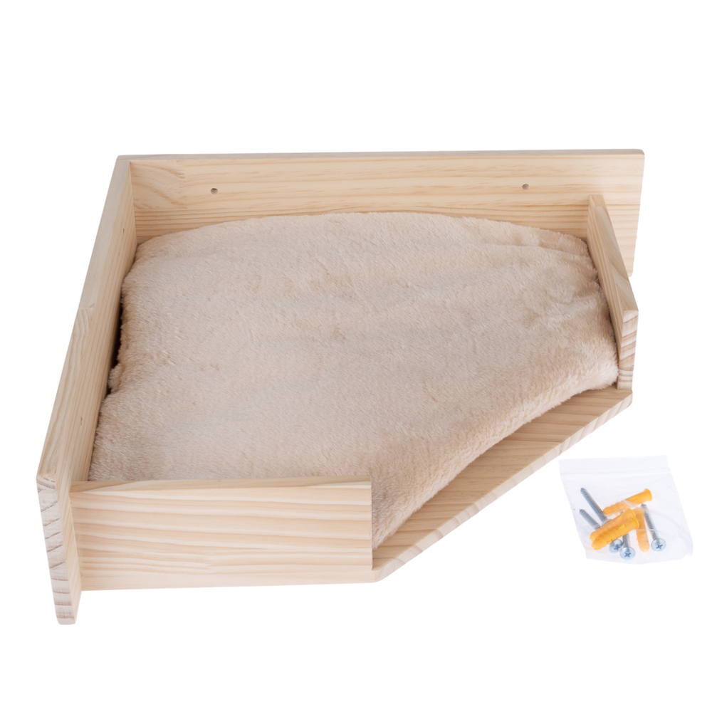 Modern Living nástěnný pelíšek Serra - přírodní / béžová