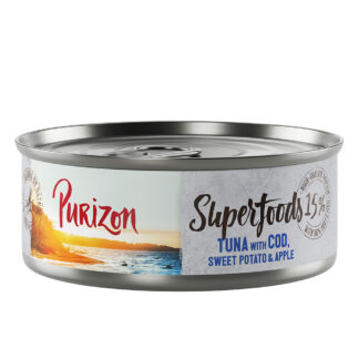 Purizon Superfoods 24 x 70 g - tuňák s treskou