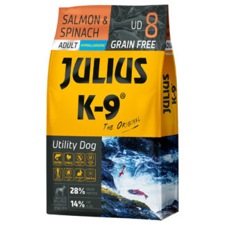 JULIUS K-9 Adult losos a špenát - 10 kg