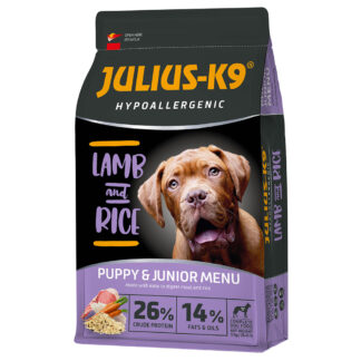 JULIUS-K9 High Premium Puppy & Junior Hypoallergenic s jehněčím - Výhodné balení: 2 x 12 kg