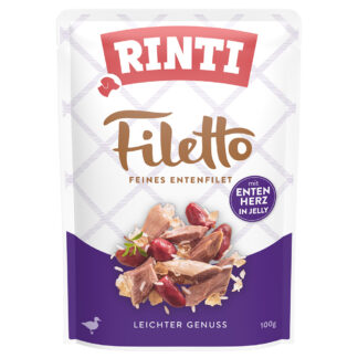 RINTI Filetto kapsičky v želé 24 ks (24 x 100 g) - kachna s kachním srdcem
