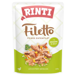 RINTI Filetto kapsičky v želé 24 ks (24 x 100 g) - kachna se zeleninou