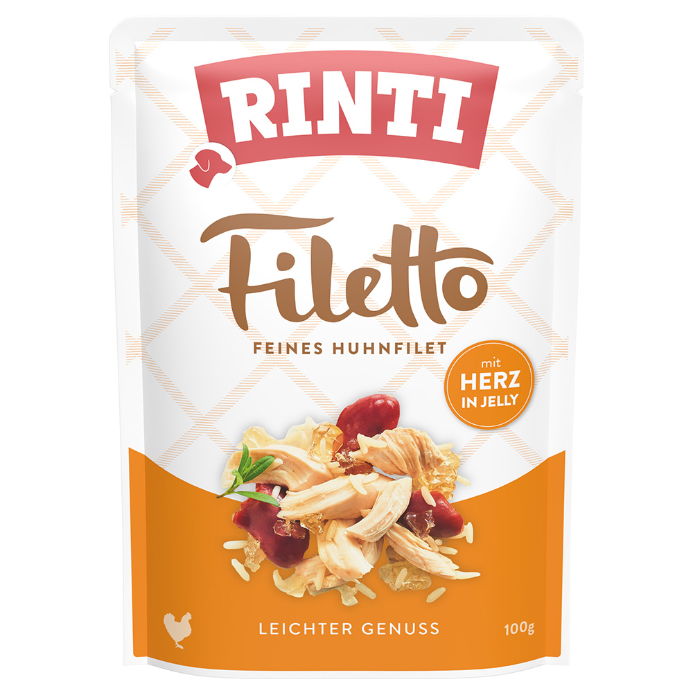 RINTI Filetto kapsičky v želé 24 ks (24 x 100 g) - kuře se srdcem