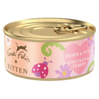 Terra Felis Kitten 18 x 70 g - kuře a krůta