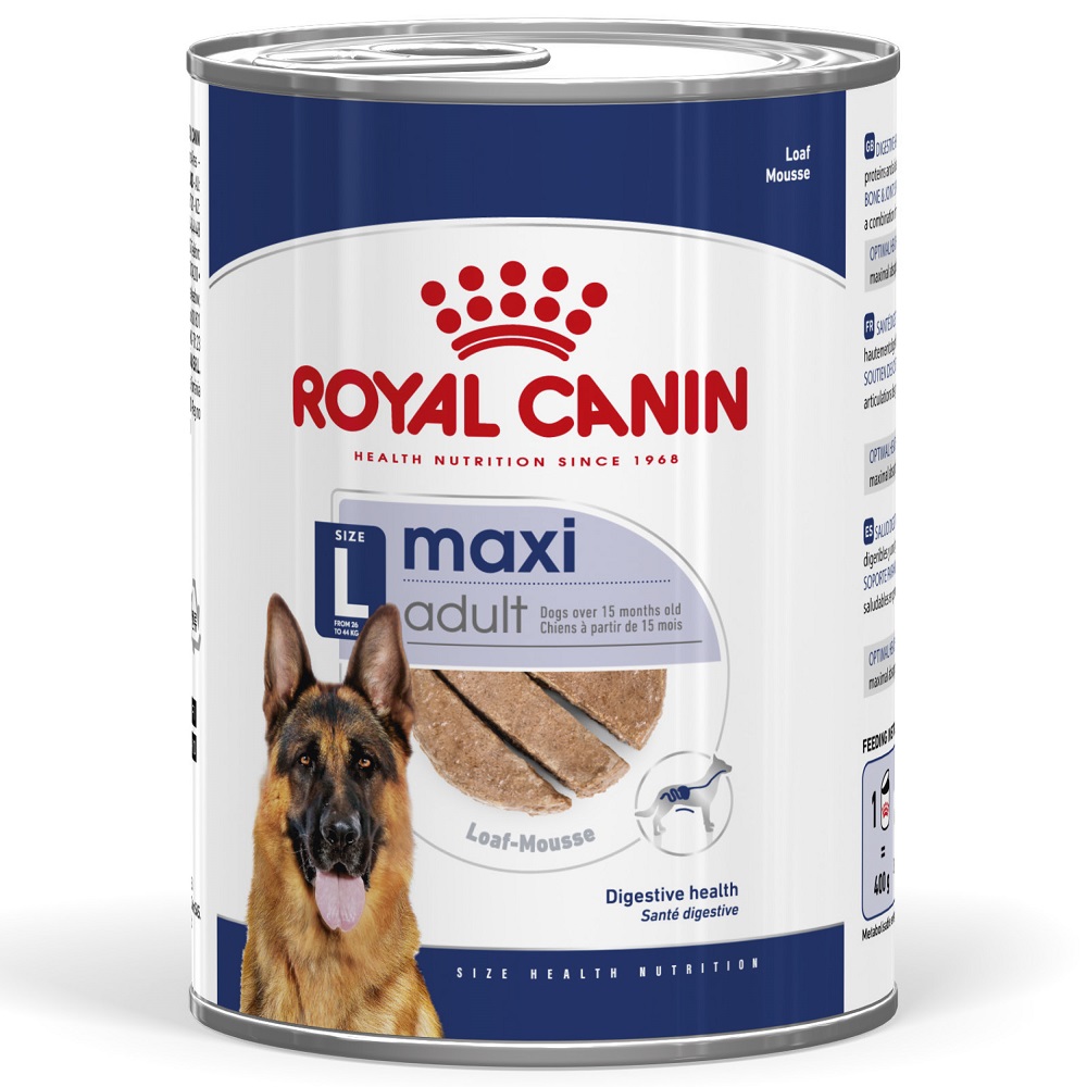 Royal Canin Maxi Adult Mousse - výhodné balení: 24 x 410 g
