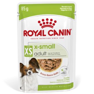 Royal Canin X-Small Adult v omáčce - výhodné balení: 48 x 85 g