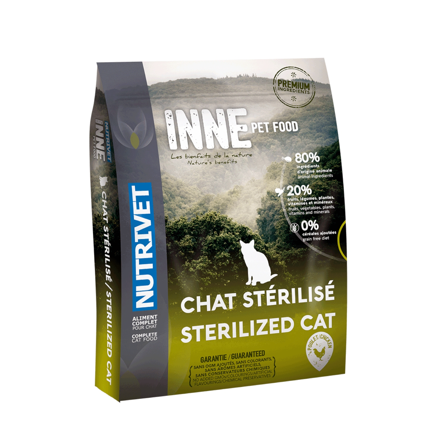 Nutrivet Inne Sterilised Cat - 2 x 6 kg
