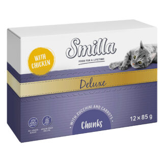Smilla Deluxe kousky v omáčce 48 x 85 g - s kuřecím