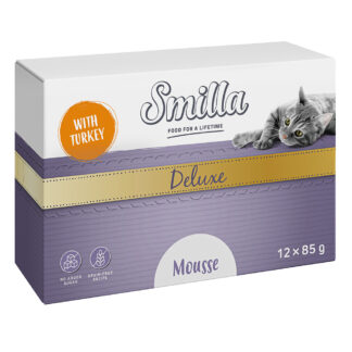 Smilla Deluxe Mousse 48 x 85 g - s krůtou a bazalkou