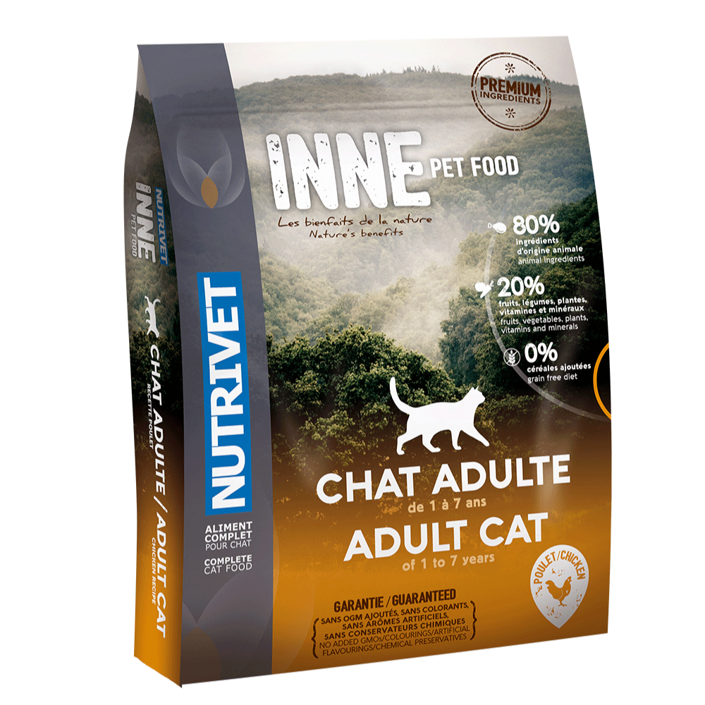 Nutrivet Inne Adult Cat s krůtím - Výhodné balení: 2 x 6 kg