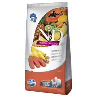 N&D Dog Tropical Selection Adult Medium/Maxi s lososem - 10 kg